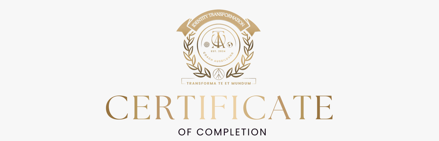 Certificate of Completion: Identity Transformation Coach, ALL IN Academy